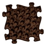 MUFFIK ORTHOPEDIC MAT, NUTS FIRM - BROWN