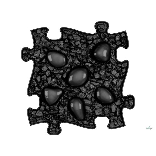 MUFFIK PUHA DÍNÓ TOJÁS, FEKETE - limitált