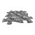 MUFFIK ORTHOPEDIC MAT, DINO EGGS FIRM - GRAPHITE