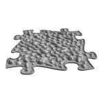 MUFFIK ORTHOPEDIC MAT, PEBBLES FIRM - GRAPHITE