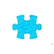 MUFFIK MINI PUHA TENGERPART PUZZLE - KÉK
