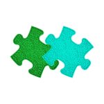 MUFFIK MINI ORTHOPEDIC MAT, GRASS FIRM- GREEN