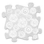 MUFFIK Set of orthopedic mats - Baby Black and White