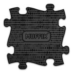 MUFFIK Set of orthopedic mats - Baby Black and White