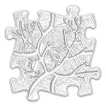 MUFFIK Set of orthopedic mats - Baby Black and White