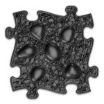 MUFFIK Set of orthopedic mats - Baby Black and White