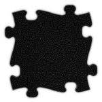 MUFFIK Set of orthopedic mats - Baby Black and White