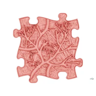   MUFFIK PUHA GYÖKEREK PUZZLE - PASZTELL NARANCSSÁRGA, limitált