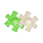 MUFFIK MINI ORTHOPEDIC MAT - DINO EGGS  FIRM, LIME 