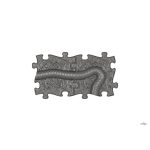 MUFFIK Orthopedic mat  - Snake  set, GREY