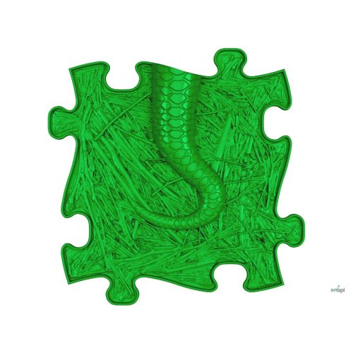 MUFFIK KEMÉNY KÍGYÓFAROK ELEM - ZÖLD