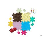 MUFFIK SET OF ORTHOPEDIC MATS - TACTILE MEMORY GAME
