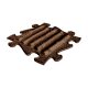 MUFFIK KEMÉNY FAÁGAK PUZZLE - BARNA