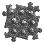 MUFFIK ORTHOPEDIC MAT, CHESTNUTS FIRM - GRAPHITE