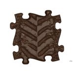 MUFFIK FIRM TRACTOR  TRACK PUZZLE, 1 PC - YELLOW