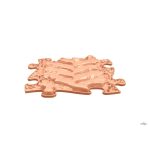 MUFFIK FIRM TRACTOR TRACK PUZZLE - 1 PC - PASTEL ORANGE