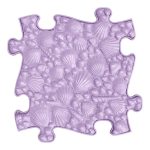 MUFFIK ORTHOPEDIC MAT, PEBBLES FIRM - VIOLET
