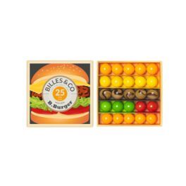 BILLES & CO MARBLES SET -  B-BURGER MINIBOX