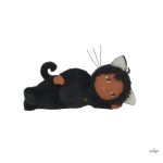 OLLIELLA DINKY DINKUM CARSON CAT- BLACK
