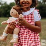 OLLIELLA Cherry Gingham Outfit Set