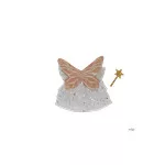 OLLIELLA JÁTÉKBABA TÜNDÉR RUHA - PEARL