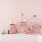 OLLIELLA HÚZÓS KOCSI, CEKKER - RÓZSASZÍN 