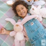 OLLIELLA COZY DINKUM BUNNY FLOPSY - PINK