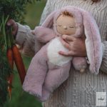 OLLIELLA COZY DINKUM BUNNY FLOPSY - PINK