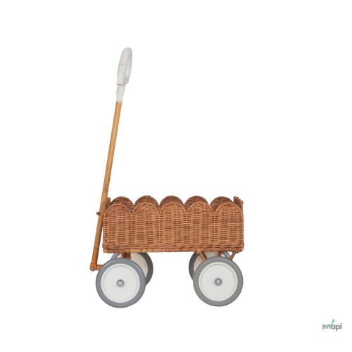 OLLIELLA WONDER WAGON FONOTT KOCSI,  PETAL - NATÚR - előrendelésre