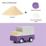 PLANTOYS PURPLE DELIVERY CAR