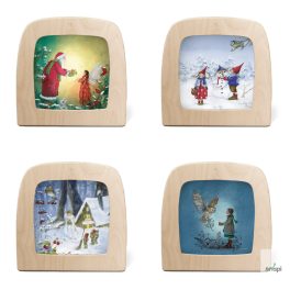   TOVERLUX PICTURE FOR THE LAMP - Daniela Dresher - CHRISTMAS PACKAGE, 4 PCS