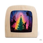 TOVERLUX PICTURE FOR THE LAMP, Vogel Geluk - Christmas Tree Silhouette