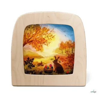    TOVERLUX KÉP A LÁMPÁBA, Vogel Geluk -  Easter Basket Silhouette