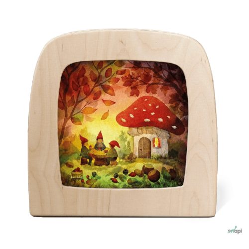 TOVERLUX PICTURE FOR THE LAMP, Vogel Geluk - Gnome Picnic