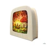 TOVERLUX PICTURE FOR THE LAMP, Vogel Geluk - Gnome Picnic