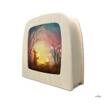 TOVERLUX PICTURE FOR THE LAMP,, , Vogel Geluk -  Kindling Spring Silhouette