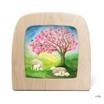 TOVERLUX PICTURE FOR THE LAMP,, , Vogel Geluk - Little Lambs Silhouette