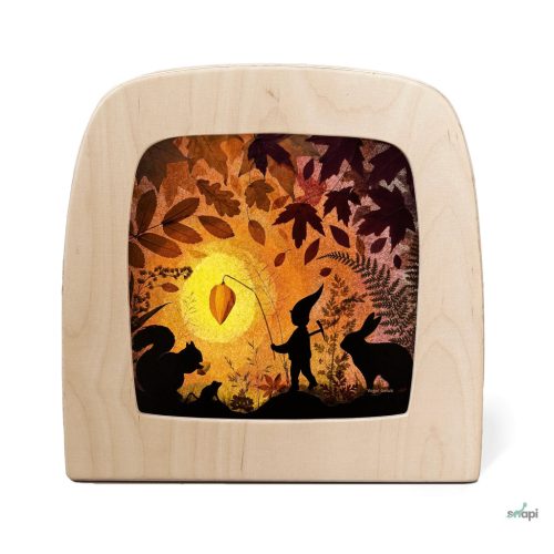 TOVERLUX PICTURE FOR THE LAMP,, , Vogel Geluk - Little Lantern Silhouette