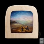 TOVERLUX PICTURE FOR THE LAMP, Vogel Geluk - Pilgrimage Silhouette