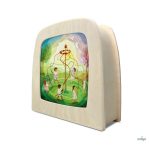 TOVERLUX PICTURE FOR THE LAMP,, , Vogel Geluk - Ribbon Dance Silhouette