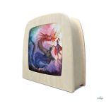 TOVERLUX PICTURE FOR THE LAMP, Vogel Geluk - St. Joris Silhouette