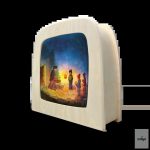 TOVERLUX PICTURE FOR THE LAMP, Vogel Geluk - Saint Martin Silhouette