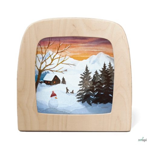 TOVERLUX PICTURE FOR THE LAMP,, Vogel Geluk - Sled Song Silhouette