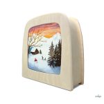 TOVERLUX PICTURE FOR THE LAMP,, Vogel Geluk - Sled Song Silhouette