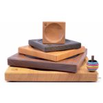 MADER TABLE TO FINGERTOP,  15 CM - WALNUT