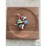 MADER KREISELMANUFAKTUR TABLE TO FINGERTOP,  25 CM - WANLUT