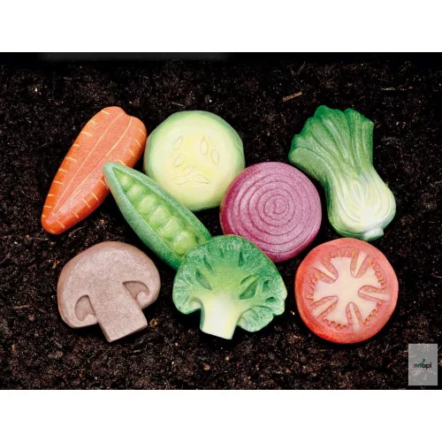 YELLOW DOOR Vegetables – Sensory Play Stones