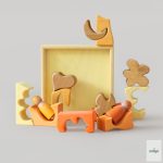 GRIMM'S Building Set Yellow